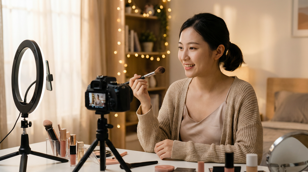 17c一起草美妆教程视频